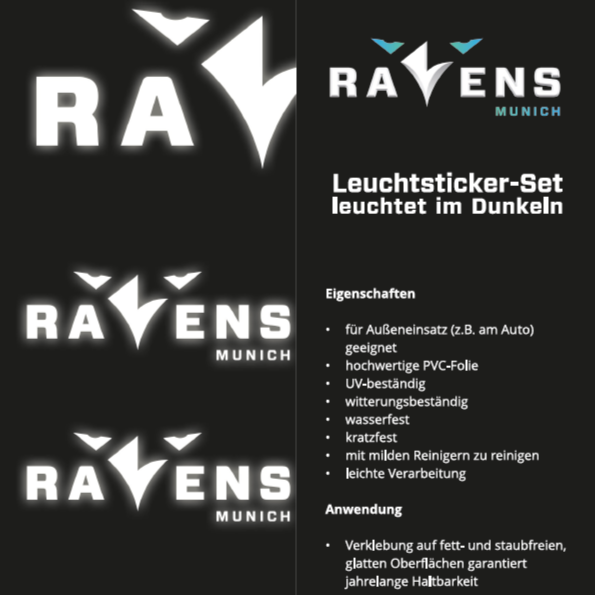 Leuchtsticker-Set