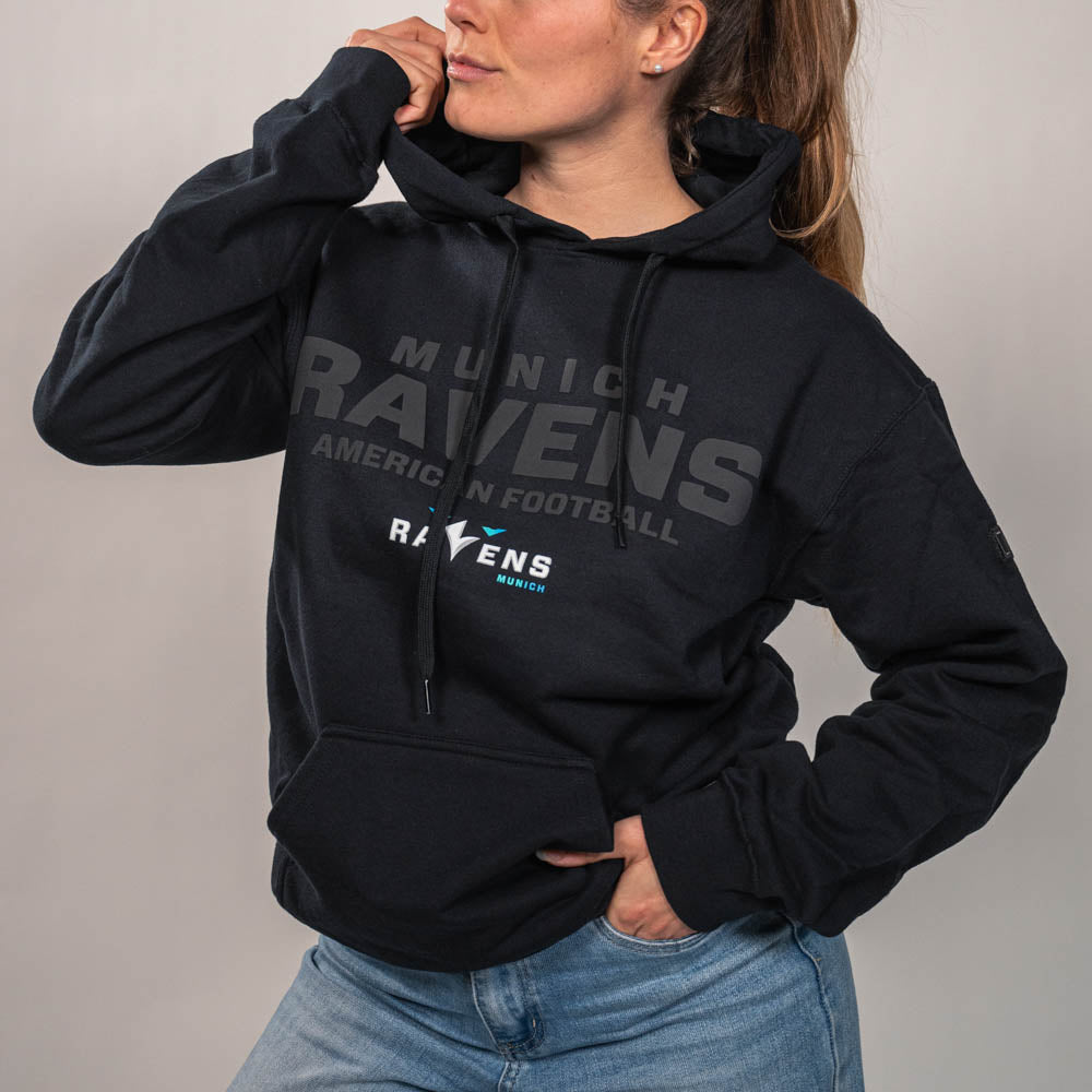 KPRO Hoodie "Black on Black"