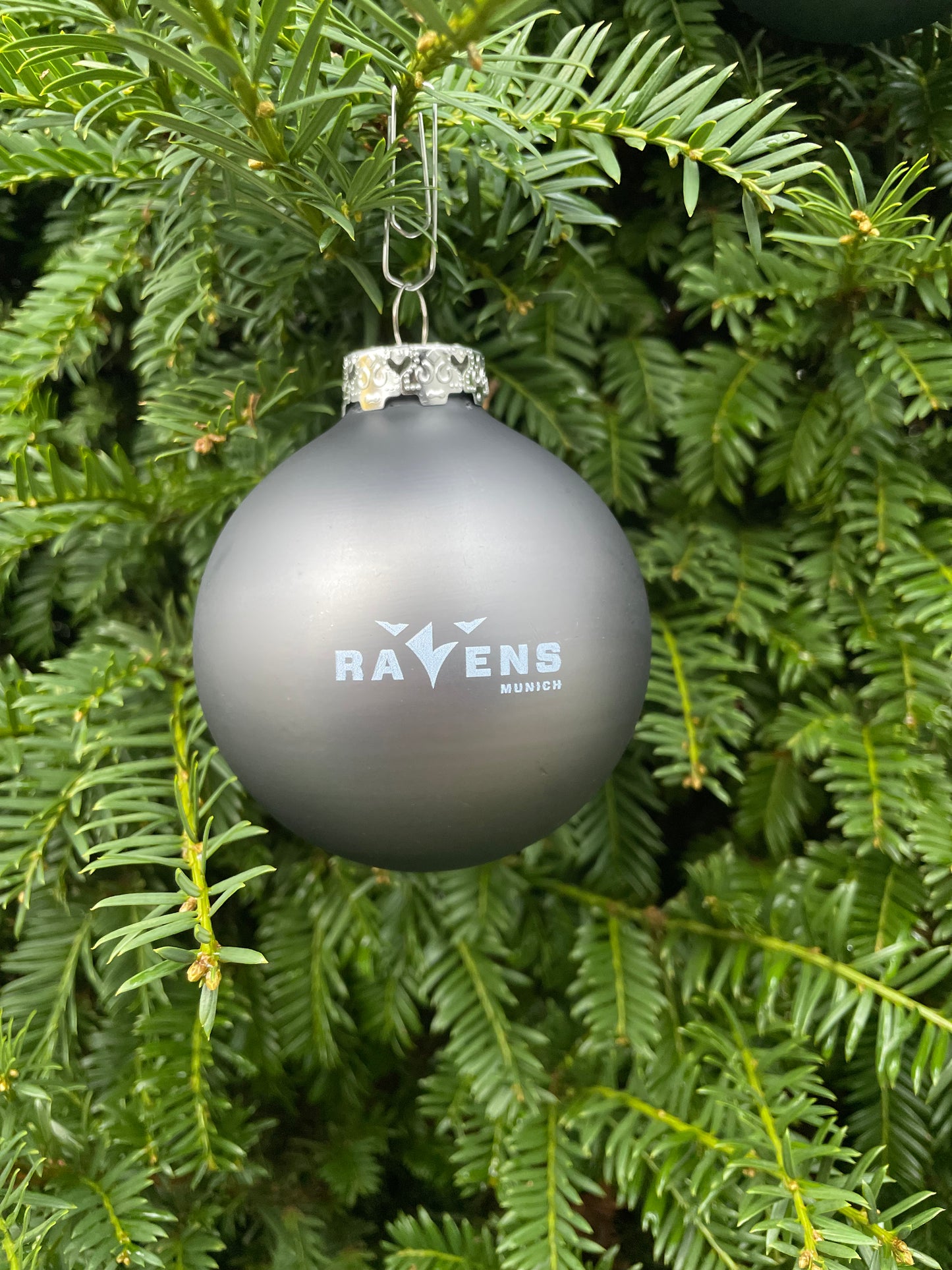 Ravens Christmas Tree Baubles (Pack of 4)