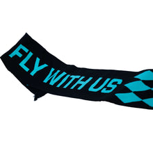 "Fly with Us" Schal Schwarz