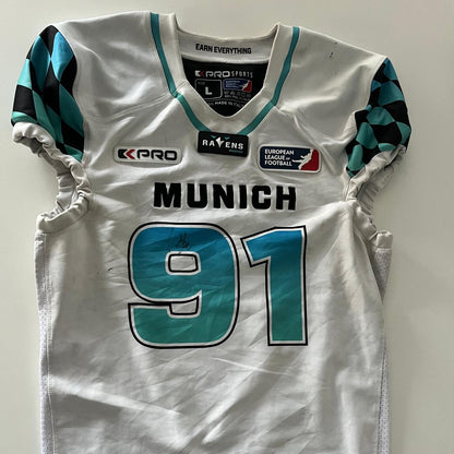 Gameworn Jersey #91 Weber