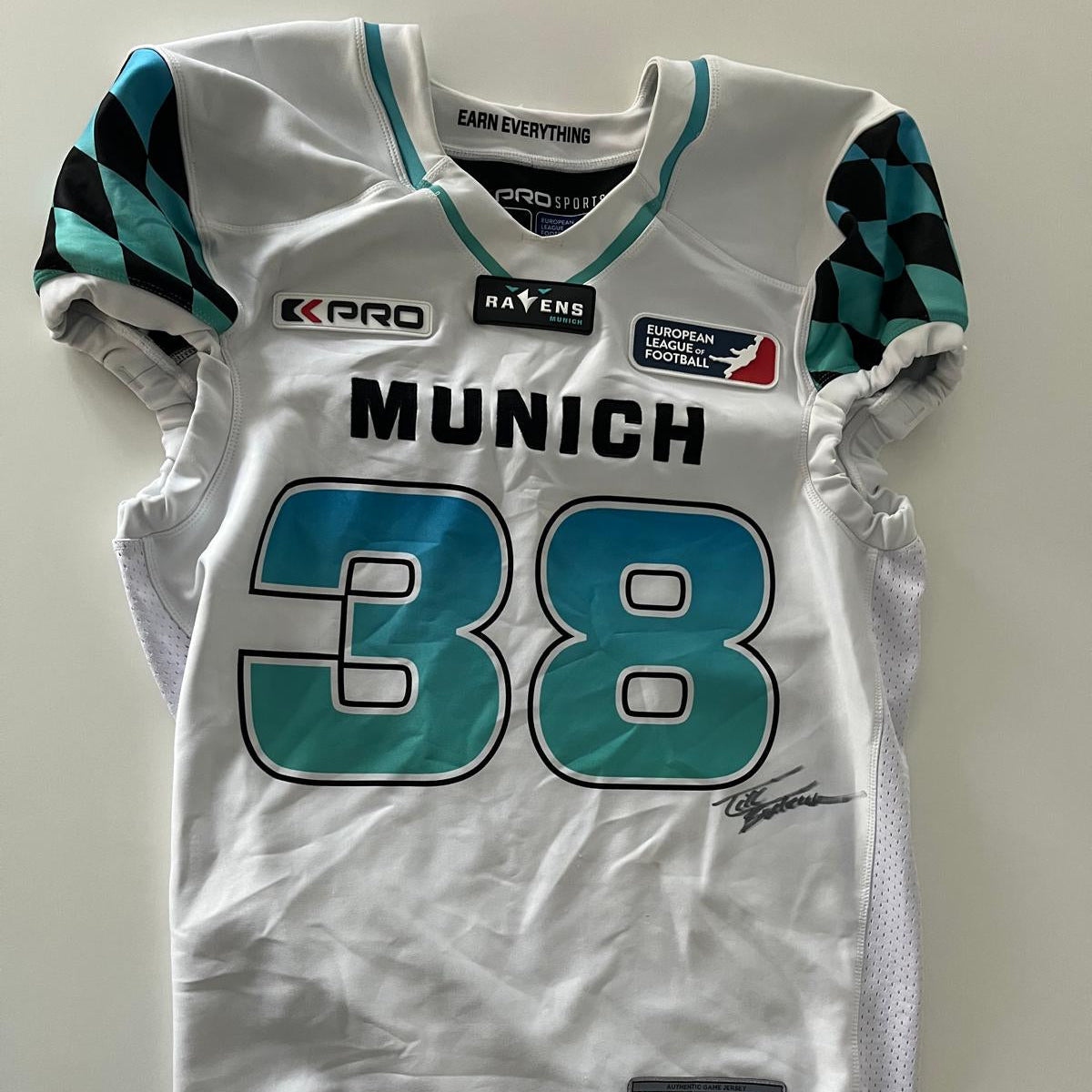 Gameworn Jersey #38 Bödewadt