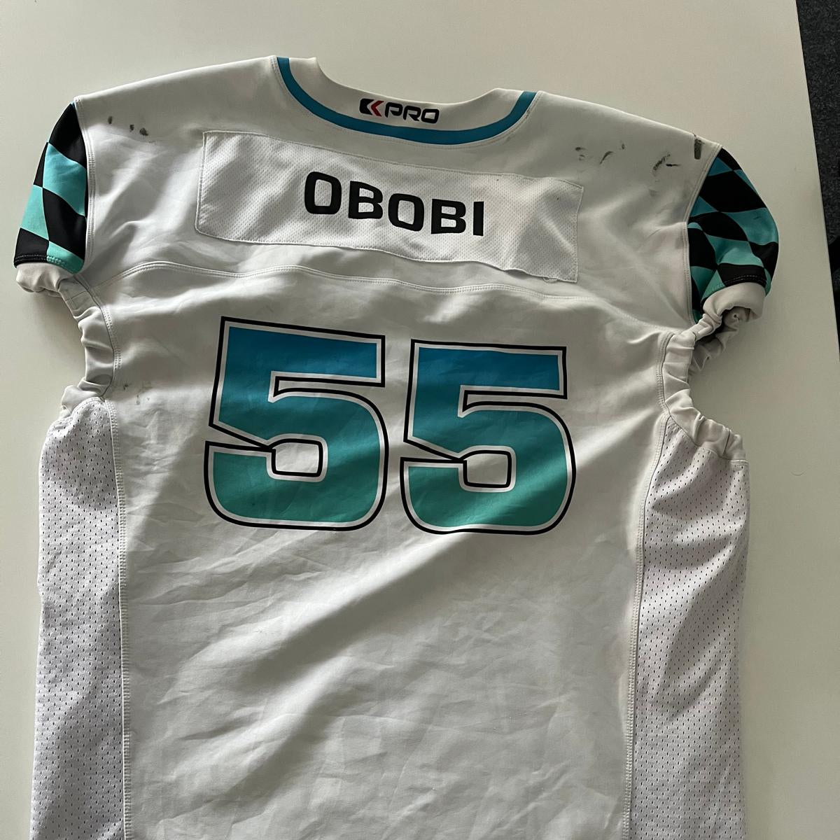 Gameworn Jersey #55 Obobi