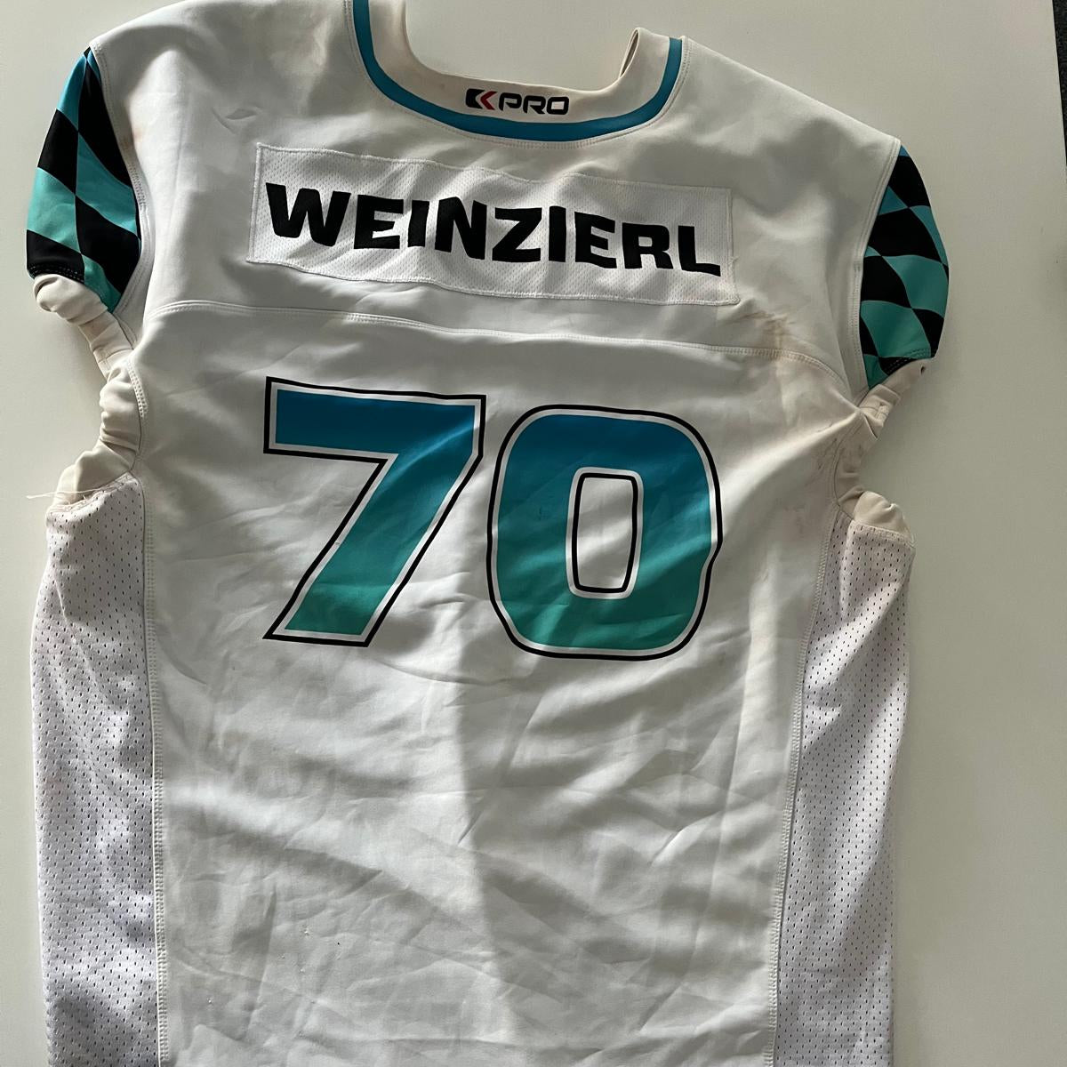 Gameworn Jersey2025  #70 Weinzerl