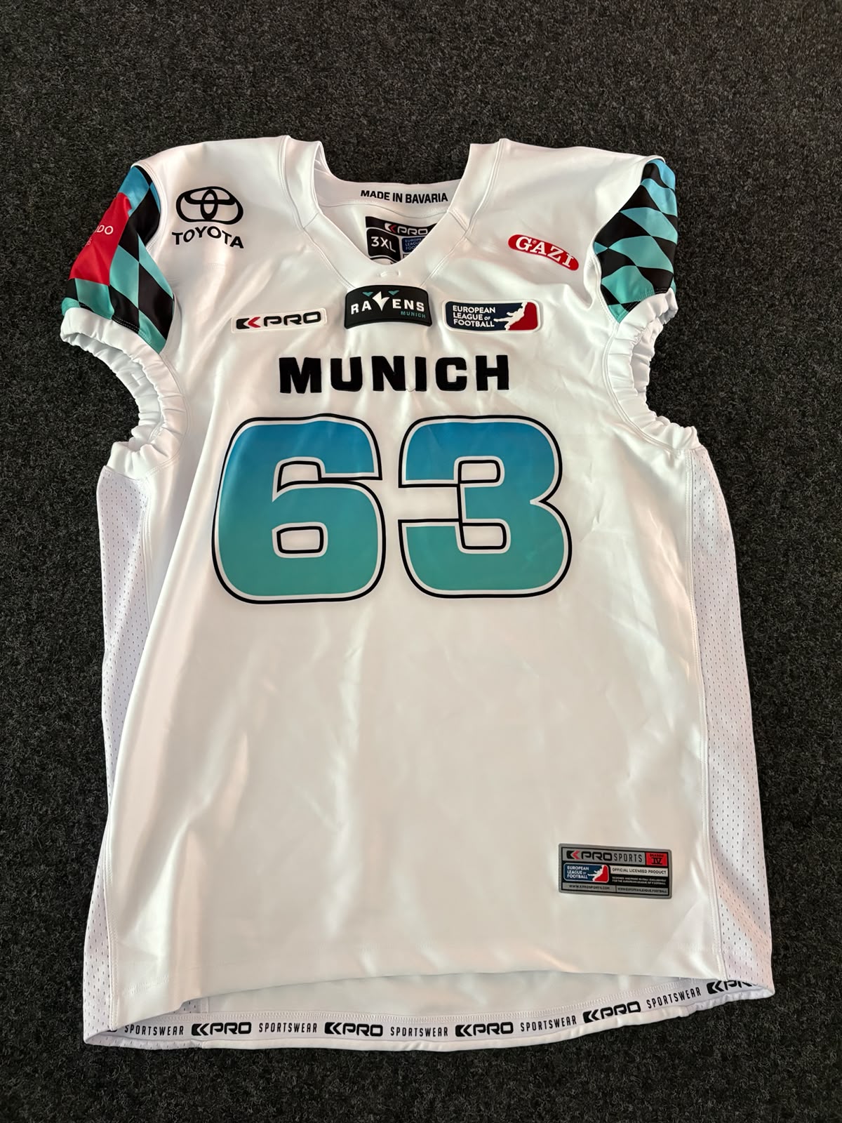 Copy of Gameworn Jersey 2024  #63 (ohne Name)