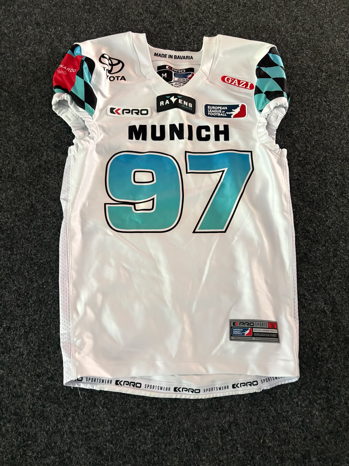 Gameworn Jersey 2024  #97 Mawuena